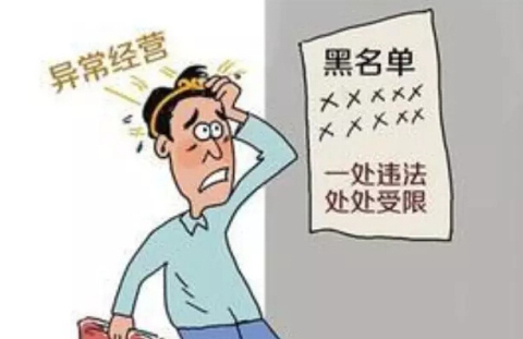 企业经营异常名录